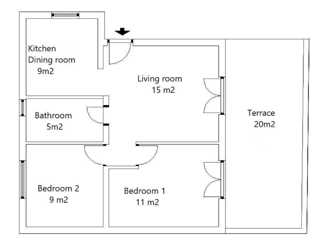 Apartment Blue Pula, New, Family Friendly, Comfortable, Free Parking And Wifi Exterior foto
